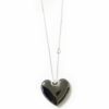 COLLANA A CUORE DAMIANI D.ICON IN CERAMICA NERA, CON DIAMANTE ( ct. 0,01 ) - immagine 2