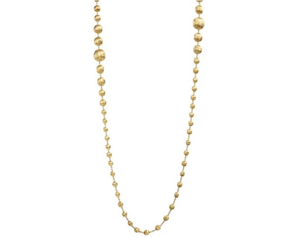 COLLANA LUNGA MARCO BICEGO AFRICA IN ORO GIALLO