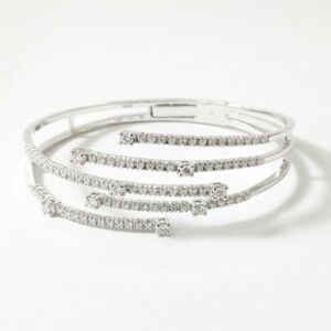 BRACCIALE DAMIANI NOTTE DI SAN LORENZO IN ORO BIANCO CON DIAMANTI (ct.1,51)