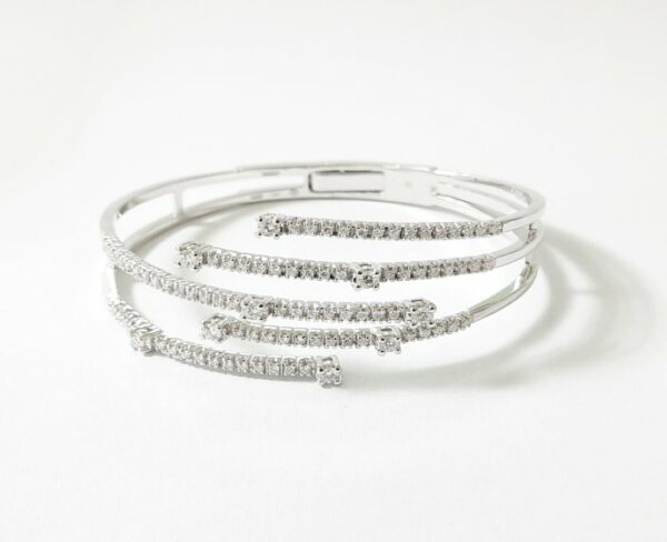 BRACCIALE DAMIANI NOTTE DI SAN LORENZO IN ORO BIANCO CON DIAMANTI (ct.1,51)