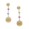 ORECCHINI MARCO BICEGO AFRICA GEMSTONE IN ORO GIALLO CON GEMME MULTICOLORE