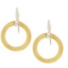 ORECCHINI MARCO BICEGO MASAI IN ORO GIALLO E ORO BIANCO CON DIAMANTI (ct.0,18)
