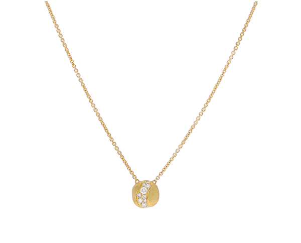 COLLANA MARCO BICEGO AFRICA IN ORO GIALLO CON DIAMANTI (ct.0,22)