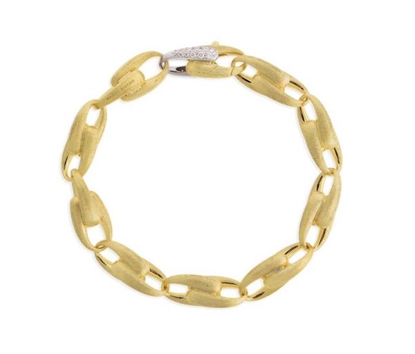 BRACCIALE MARCO BICEGO LUCIA IN ORO GIALLO E ORO BIANCO CON DIAMANTI ( ct.0,39 )