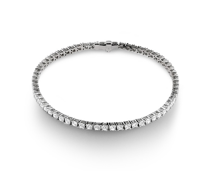 BRACCIALE TENNIS DAMIANI LUCE IN ORO BIANCO CON DIAMANTI (ct.1,55