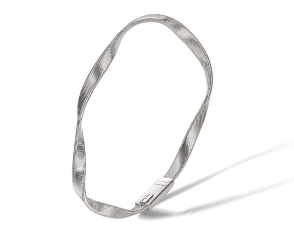 BRACCIALE MARCO BICEGO MARRAKECH SUPREME AD UN FILO IN ORO BIANCO