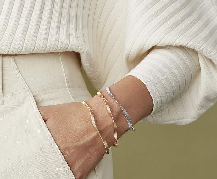 BRACCIALE MARCO BICEGO MARRAKECH SUPREME AD UN FILO IN ORO BIANCO - immagine 2
