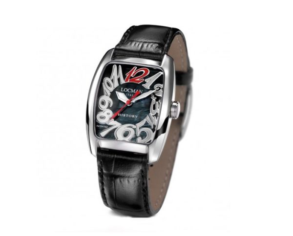 OROLOGIO DA DONNA LOCMAN HISTORY CON MOVIMENTO AL QUARZO CASSA IN ACCIAIO E CINTURINO IN PELLE