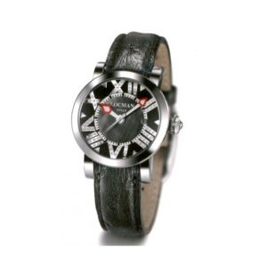 OROLOGIO DA DONNA LOCMAN TOSCANO CON MOVIMENTO AL QUARZO CASSA IN ACCIAIO E CINTURINO IN PELLE