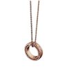 COLLANA DAMIANI D.SIDE IN ORO ROSA E DIAMANTE (ct.0,01)