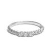 ANELLO TRILOGY LEO PIZZO CLASSIC IN ORO BIANCO CON DIAMANTI (ct.0,14)