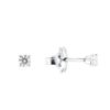 ORECCHINI PUNTI LUCE LEO PIZZO CLASSIC IN ORO BIANCO CON DIAMANTI (ct.0,30)