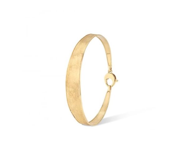 BRACCIALE RIGIDO MARCO BICEGO LUNARIA IN ORO GIALLO FASCIA PICCOLA