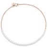 BRACCIALE BURATO GIOIELLI SWEET PEARLS IN ORO ROSA E MICROPERLE BIANCHE ORIENTALI