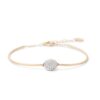 BRACCIALE MARCO BICEGO SIVIGLIA IN ORO GIALLO  E BIANCO CON DIAMANTI ( ct.0,15 )