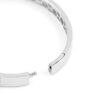 BRACCIALE RF JEWELS ICONIC MOTION SLIM IN ORO BIANCO CON SCRITTA ” FOREVER” E DUE CUORI IN ORO BIANCO CON DIAMANTI ( ct. 1,00) - immagine 2