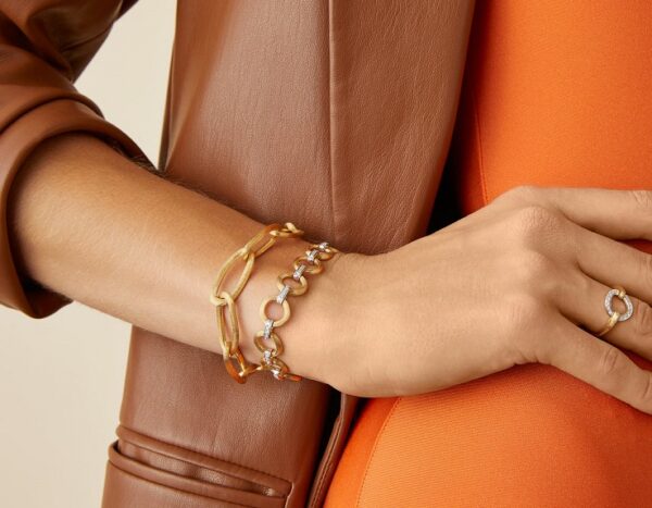BRACCIALE MARCO BICEGO JAIPUR LINK NEW IN ORO GIALLO - immagine 3