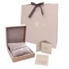 CHARM RUBINIA FILODAMORE CUORE IN ARGENTO 925 E ORO ROSA 9 KT - immagine 2