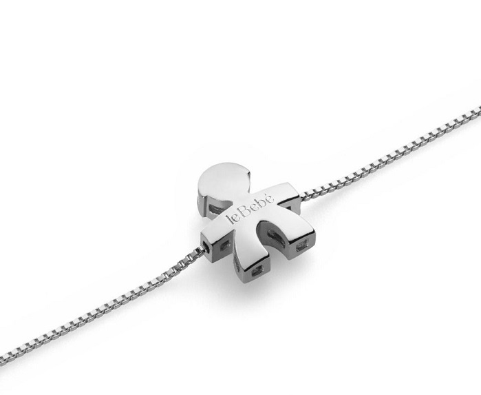 BRACCIALE LE BEBE’ I TESORINI BIMBO IN ORO BIANCO - immagine 2