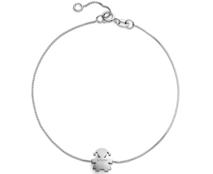 BRACCIALE LE BEBE’ I TESORINI BIMBA IN ORO BIANCO