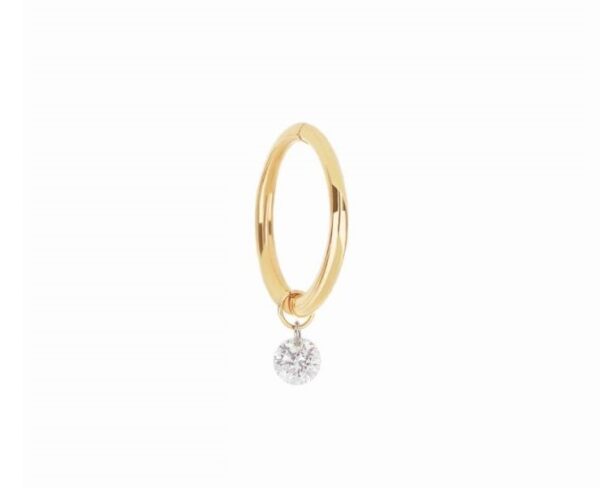 MONO ORECCHINO MAMAN ET SOPHIE AVRVM DIAMANTE NUDO IN ORO GIALLO CON DIAMANTE (ct. 0,05)