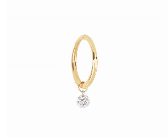 MONO ORECCHINO MAMAN ET SOPHIE AVRVM DIAMANTE NUDO IN ORO GIALLO CON DIAMANTE (ct. 0,05)