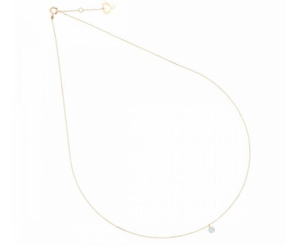 COLLANA MAMAN ET SOPHIE AVRVM DIAMANTE NUDO IN ORO GIALLO CON DIAMANTE (ct. 0,10) - immagine 2