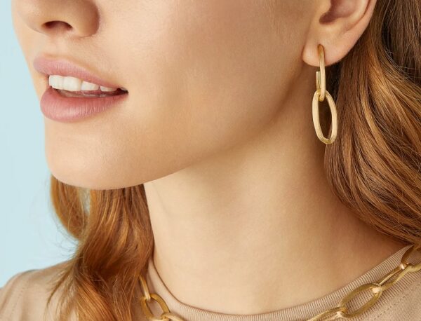 ORECCHINI MARCO BICEGO JAIPUR LINK NEW IN ORO GIALLO - immagine 2