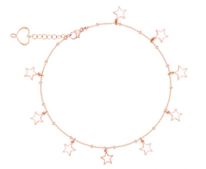 CAVIGLIERA MAMAN ET SOPHIE FASHION STELLA STELLINA CATTEDRALE IN ARGENTO 925 E STELLE SMALTATE DI BIANCO