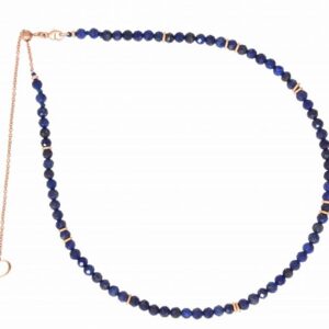 COLLANA MAMAN ET SOPHIE FASHION PIETRE IN ARGENTO 925 E LAPISLAZZULI