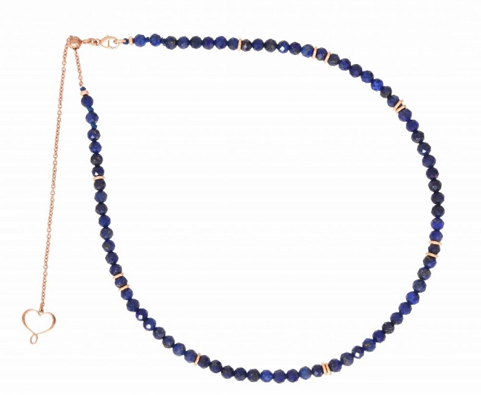 COLLANA MAMAN ET SOPHIE FASHION PIETRE IN ARGENTO 925 E LAPISLAZZULI