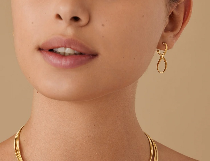 ORECCHINI A CERCHIO IRREGOLARI MARCO BICEGO MARRAKECH IN ORO GIALLO - immagine 2