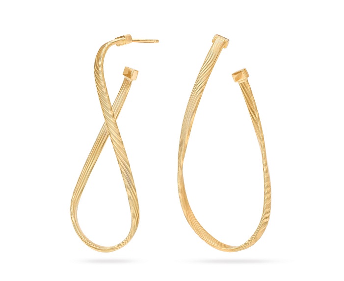 ORECCHINI A CERCHIO IRREGOLARI MARCO BICEGO MARRAKECH IN ORO GIALLO