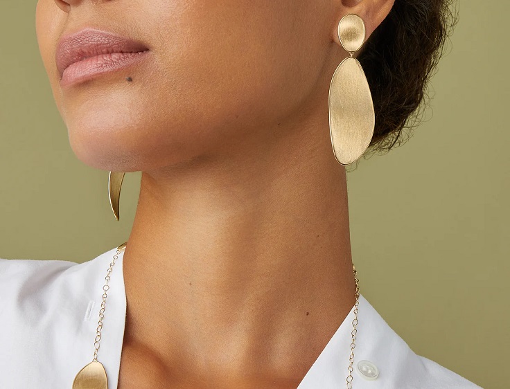 ORECCHINI MARCO BICEGO LUNARIA IN ORO GIALLO - immagine 2