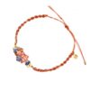 BRACCIALE GABRIELLA RIVALTA MINI PREZIOSI IN ORO GIALLO, SAGOLA NAUTICA, RAME E SMALTI A GRAN FUOCO