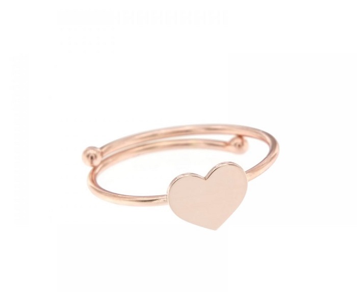 ANELLO MAMAN ET SOPHIE FASHION CUORI, STELLE, QUADROFOGLI IN ARGENTO 925 CON CUORE