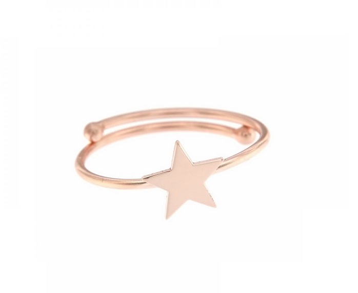 ANELLO MAMAN ET SOPHIE FASHION CUORI, STELLE, QUADROFOGLI IN ARGENTO 925 CON STELLA