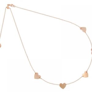 COLLANA MAMAN ET SOPHIE FASHION CUORI, STELLE, QUADROFOGLI IN ARGENTO 925 CON CUORI