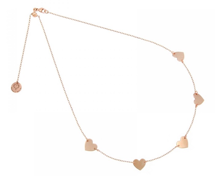 COLLANA MAMAN ET SOPHIE FASHION CUORI, STELLE, QUADROFOGLI IN ARGENTO 925 CON CUORI