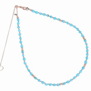 COLLANA MAMAN ET SOPHIE FASHION TURCHESE IN ARGENTO 925 E TURCHESE