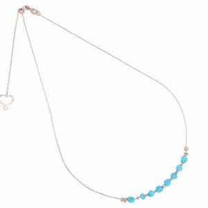 COLLANA MAMAN ET SOPHIE FASHION TURCHESE IN ARGENTO 925 E TURCHESE