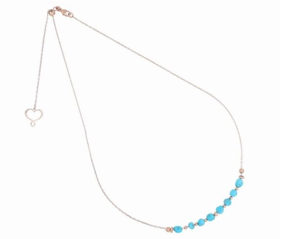 COLLANA MAMAN ET SOPHIE FASHION TURCHESE IN ARGENTO 925 E TURCHESE