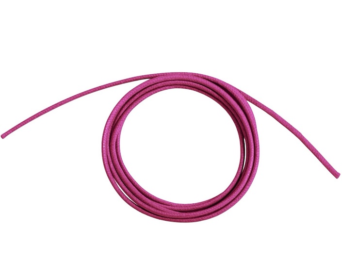 CORDINO RUBINIA FILODAMORE SASSOLINI PER BRACCIALE E COLLANA IN COTONE DI COLORE FUCSIA