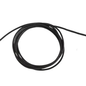CORDINO RUBINIA FILODAMORE SASSOLINI PER BRACCIALE E COLLANA IN COTONE DI COLORE NERO