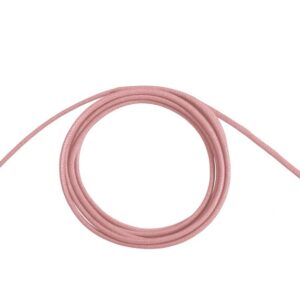 CORDINO RUBINIA FILODAMORE SASSOLINI PER BRACCIALE E COLLANA IN COTONE DI COLORE ROSA
