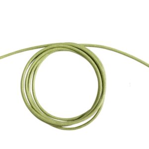 CORDINO RUBINIA FILODAMORE SASSOLINI PER BRACCIALE E COLLANA IN COTONE DI COLORE VERDE ACIDO