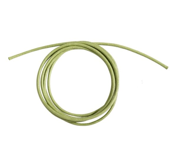 CORDINO RUBINIA FILODAMORE SASSOLINI PER BRACCIALE E COLLANA IN COTONE DI COLORE VERDE ACIDO