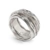 ANELLO RUBINIA FILODELLAVITA CLASSIC COLLECTION 13 FILI IN ARGENTO 925 E DIAMANTI BIANCHI (ct. 0,21)
