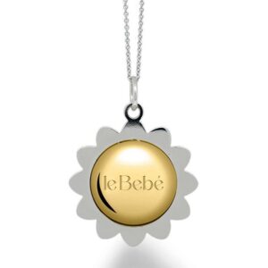 SUONAMORE LE BEBE’ I FIORI IN ARGENTO CON COROLLA PLACCATA ORO GIALLO