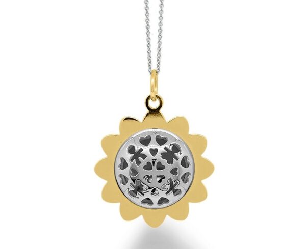 SUONAMORE LE BEBE’ I FIORI IN ARGENTO CON PETALI PLACCATI ORO GIALLO - immagine 2